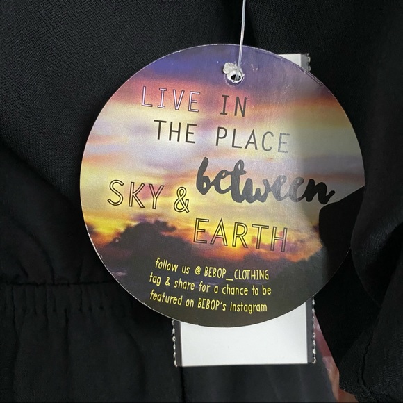 Bebop Black Shirt Pocket Dress - Picture 8 of 11